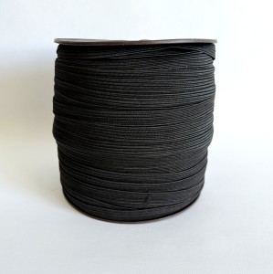 Gumka pleciona czarna 14 mm